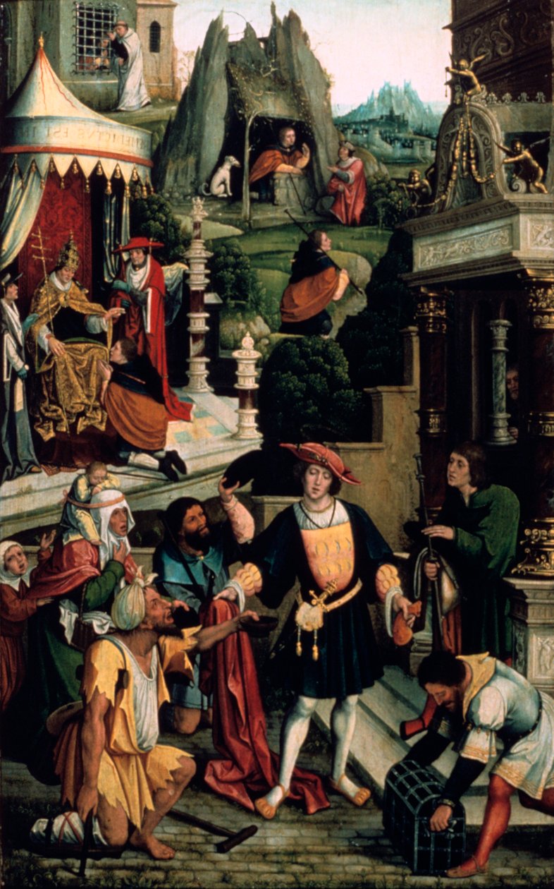 Lenda de Saint Roch, século XVI. de Bernard van Orley