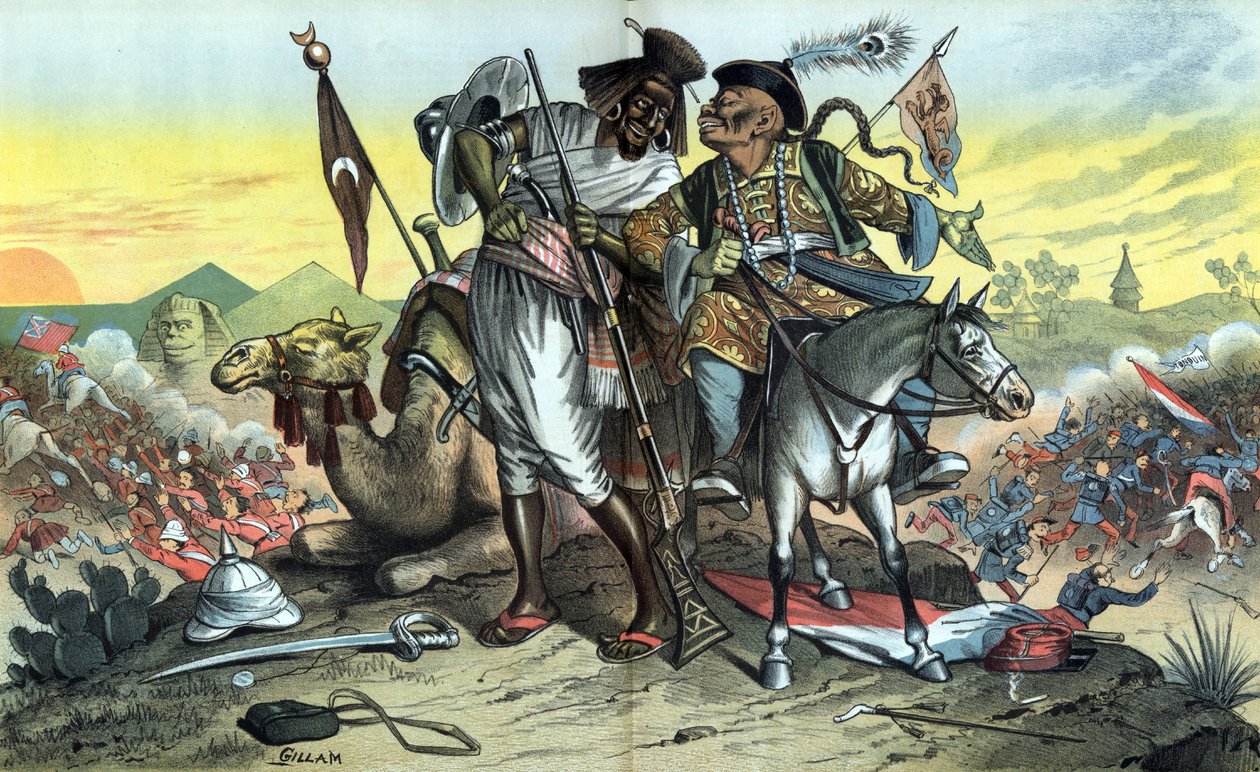 Uma surpresa para si mesmos, 1885 de Bernard Gillam