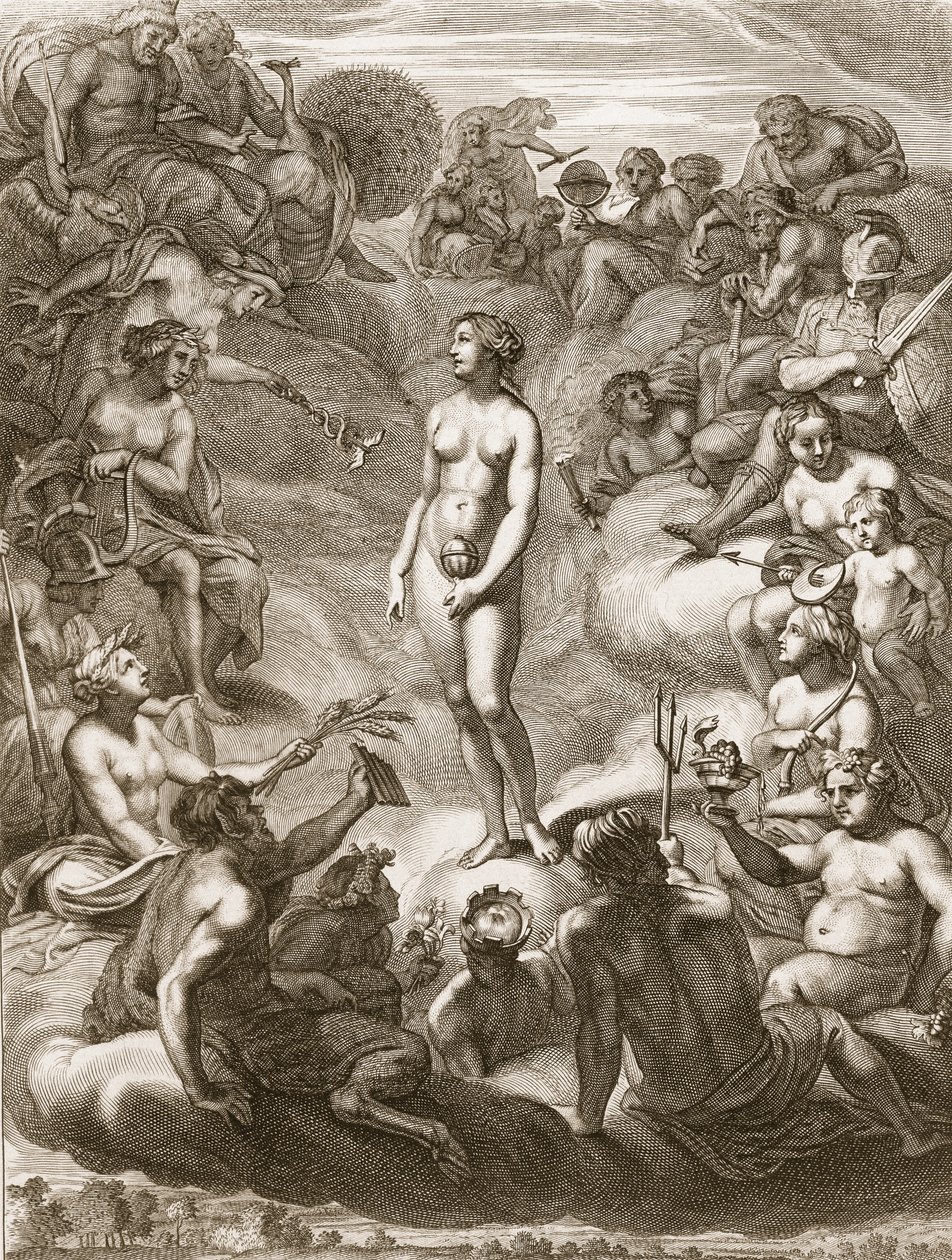 Caixa de Pandora, 1730 de Bernard Picart