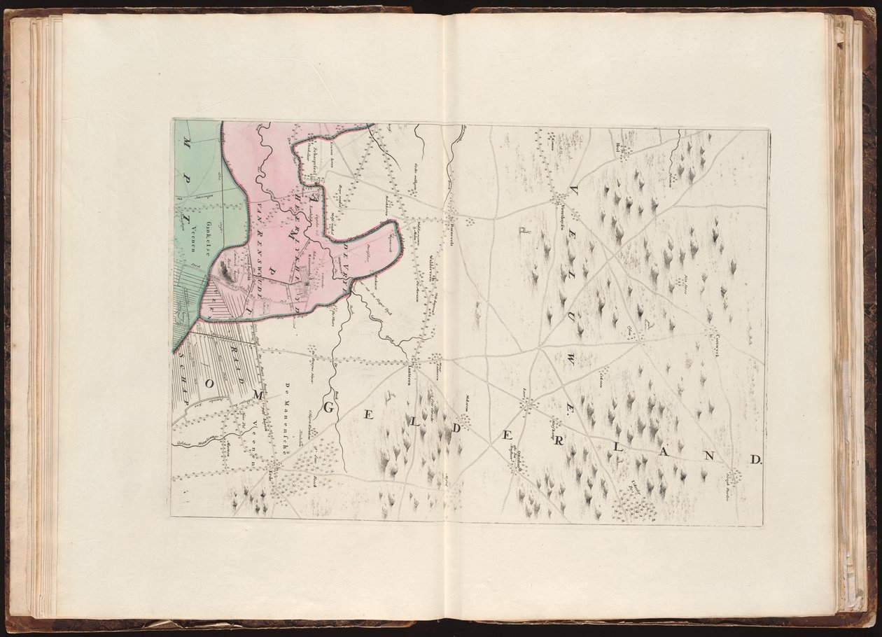 Novo mapa da Terra de Utrecht de acordo com a Ordre d&39;Ed. Mog. Estados dos Lordes de Bernard de Roĳ