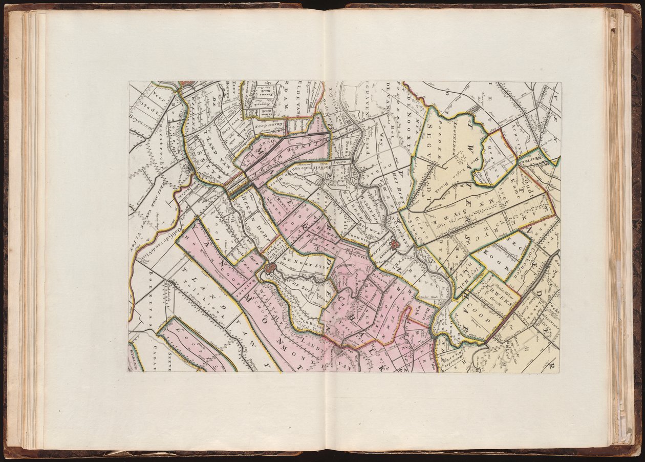 Novo mapa da Terra de Utrecht de acordo com a Ordre d&39;Ed. Mog. Estados dos Lordes de Bernard de Roĳ
