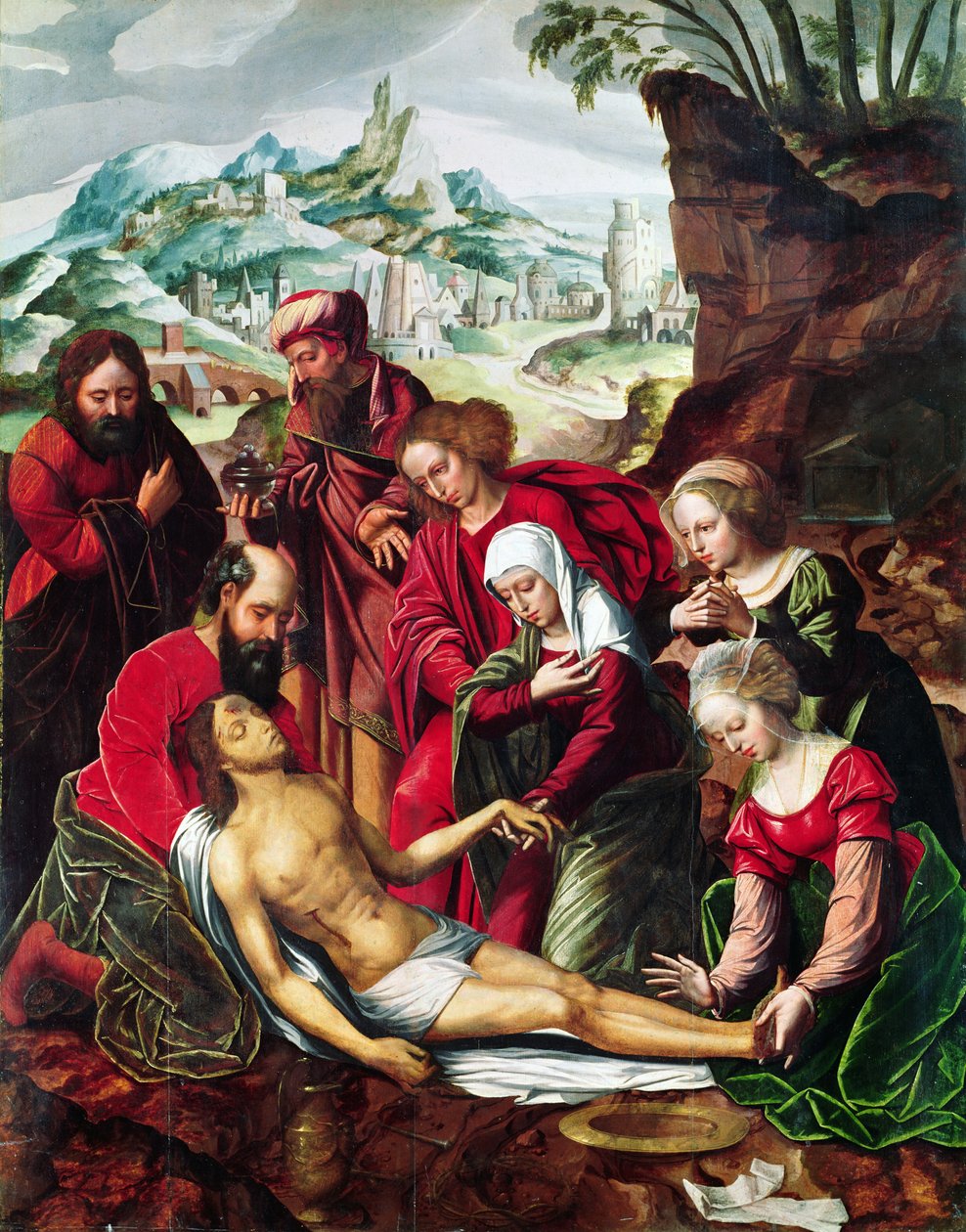 A deposição do século XVI de Bernard van Orley