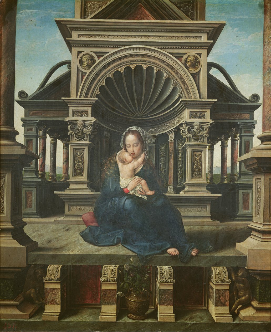 A Virgem de Louvain, c.1520 de Bernard van Orley