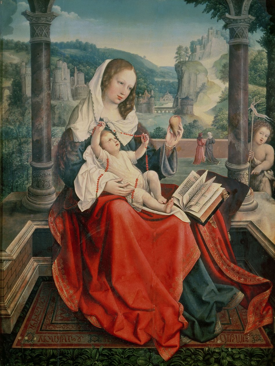 Virgem e o Menino de Bernard van Orley