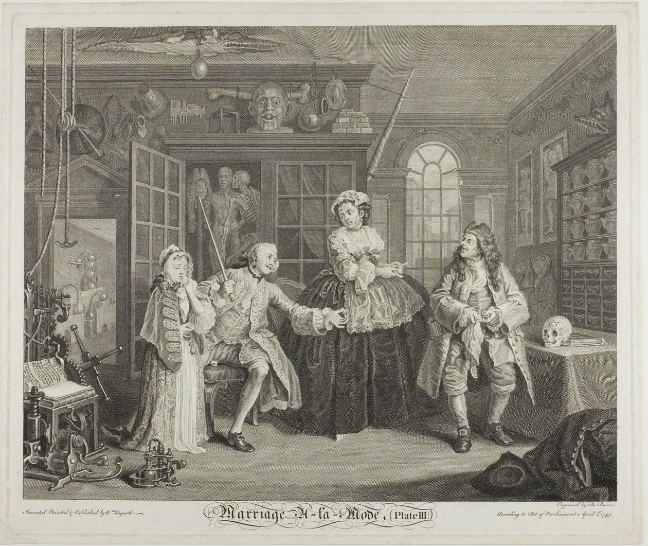 Placa Três, de Casamento à la Mode de Bernard Baron