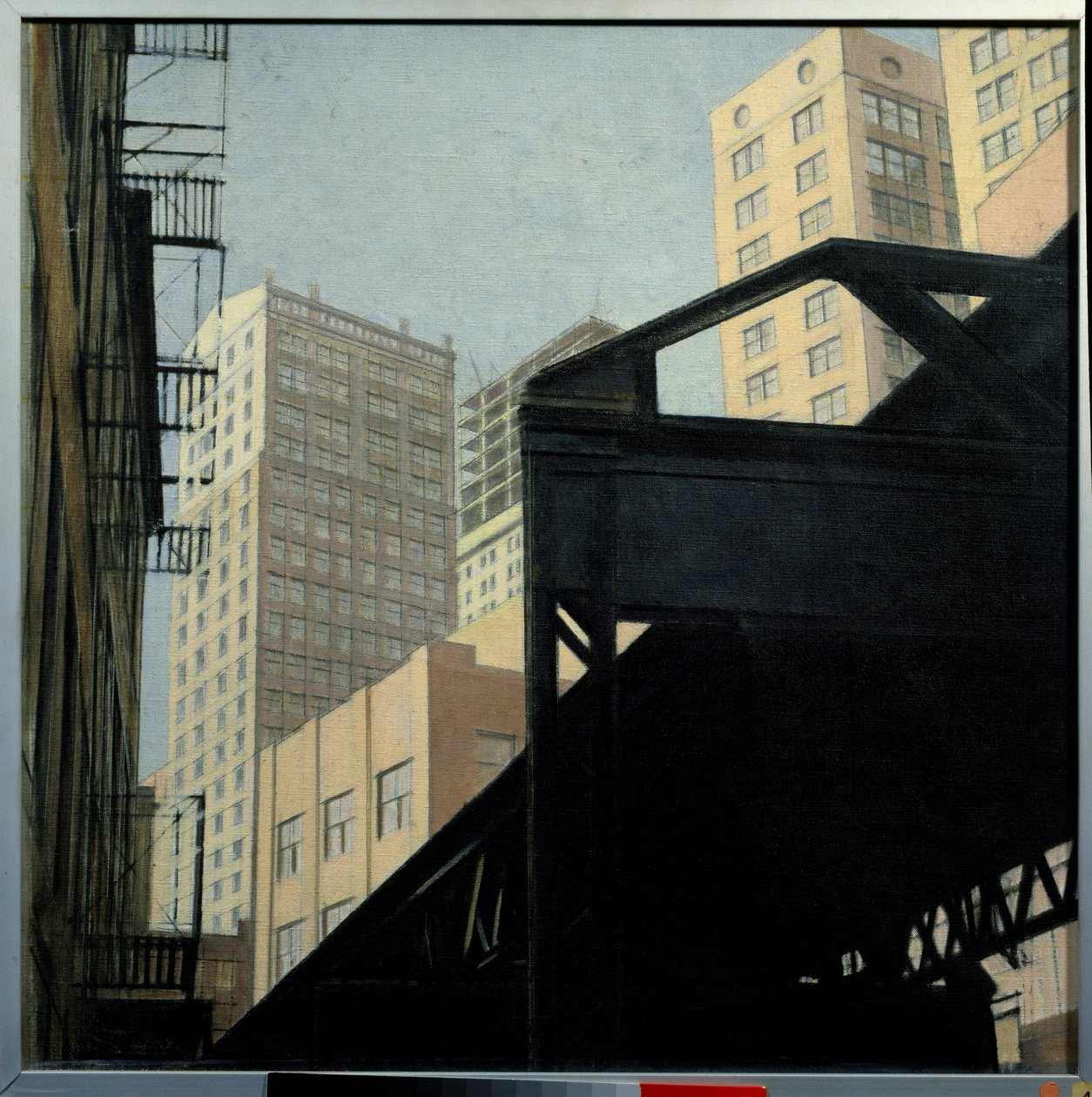Vista de Nova Iorque, século XX (óleo sobre tela) de Bernard Boutet de Monvel