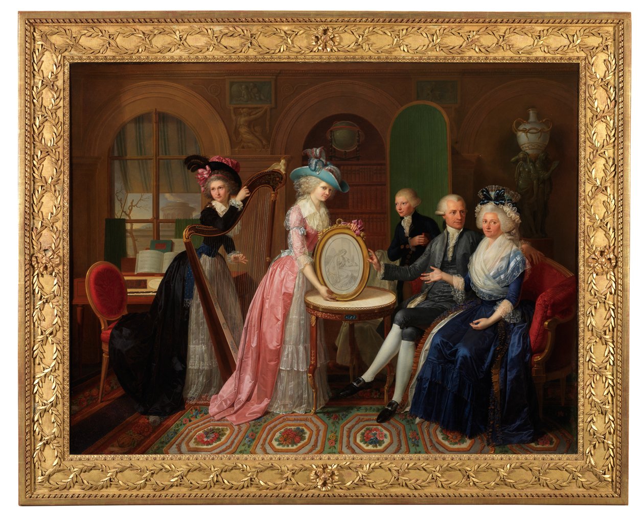 Retrato da família Villers de Bernard Duvivier