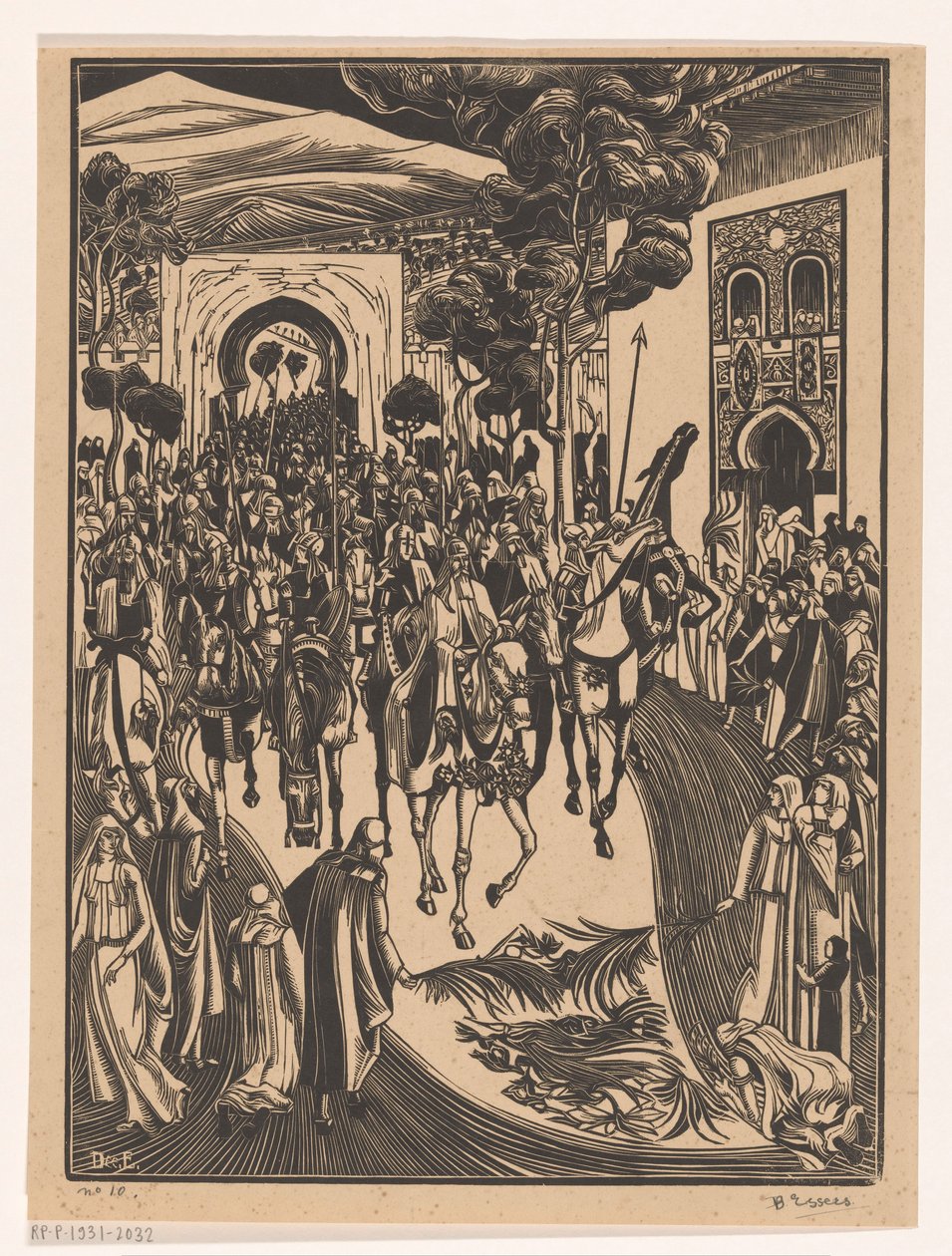 Entrada de Bernard Essers (signed by artist)