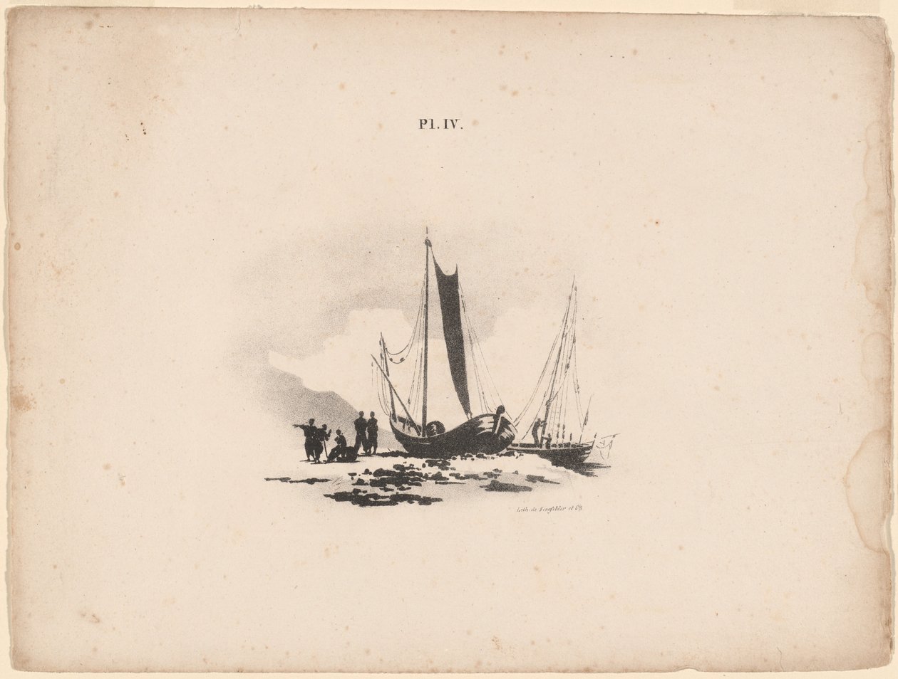 Barcos na praia de Bernard Gaillot