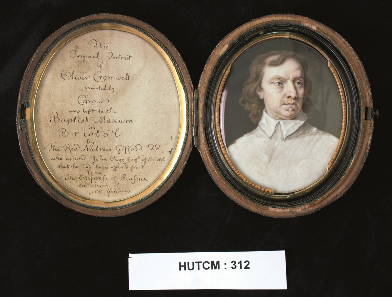 Oliver Cromwell, c.1704-30 (aquarela) de Bernard III Lens