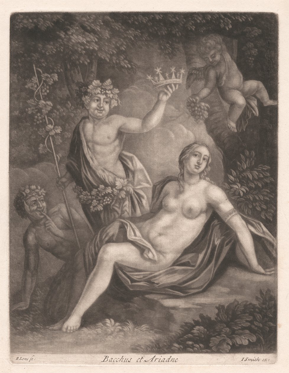 Baco e Ariadne de Bernard Lens