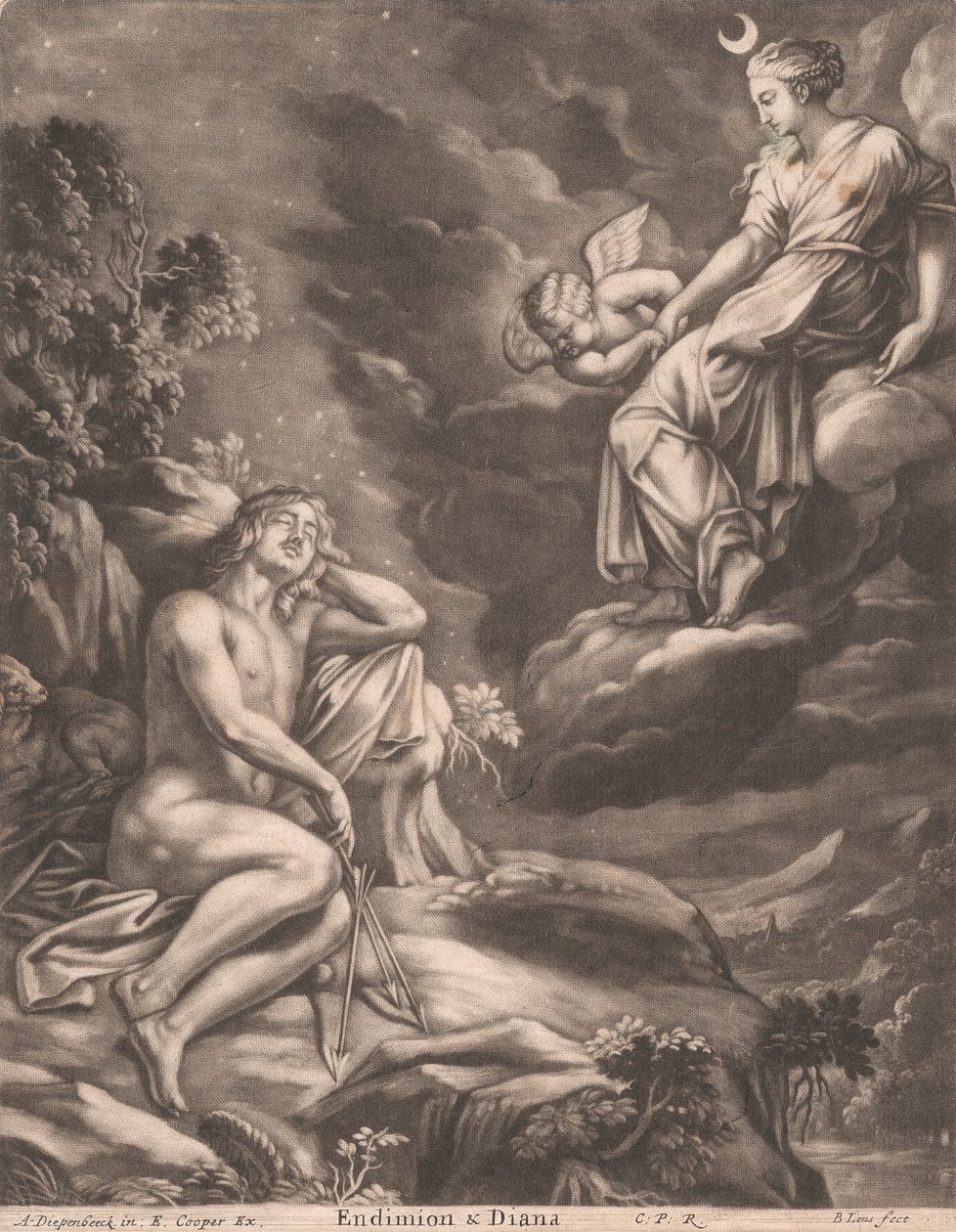 Endymion e Diana de Bernard Lens