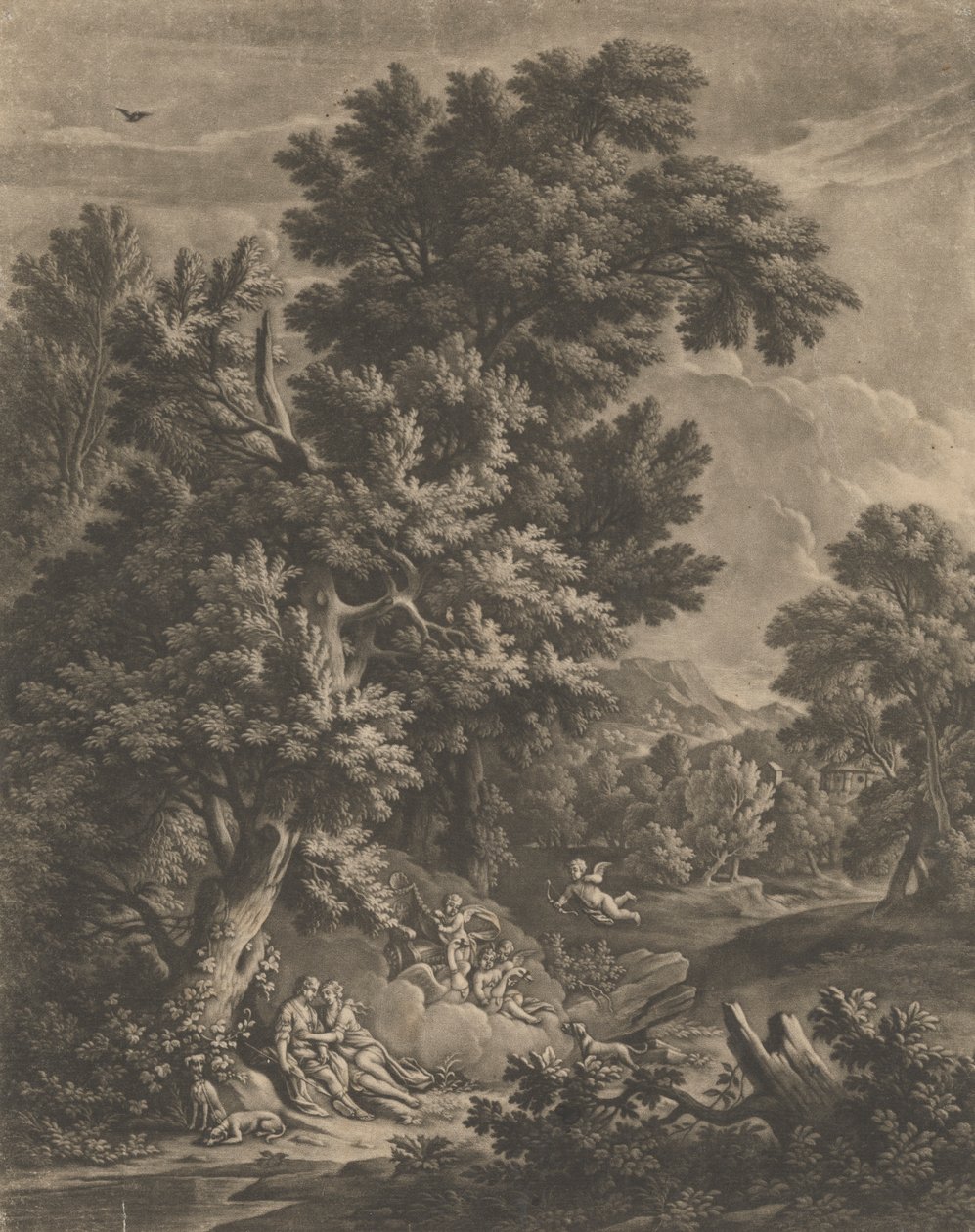 Vénus e Adónis de Bernard Lens