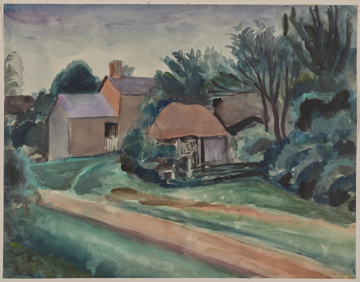 Paisagem de Bernard Meninsky