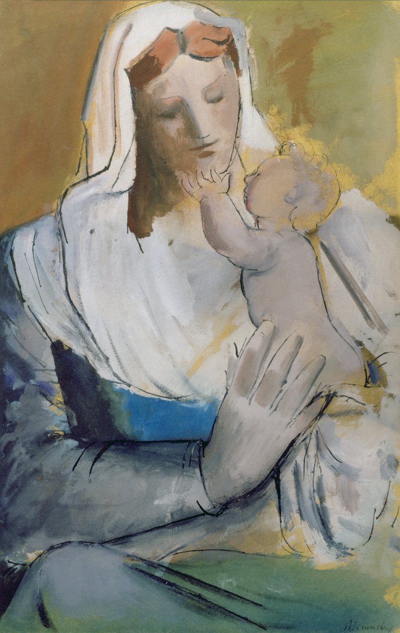 Mãe e Filho de Bernard Meninsky