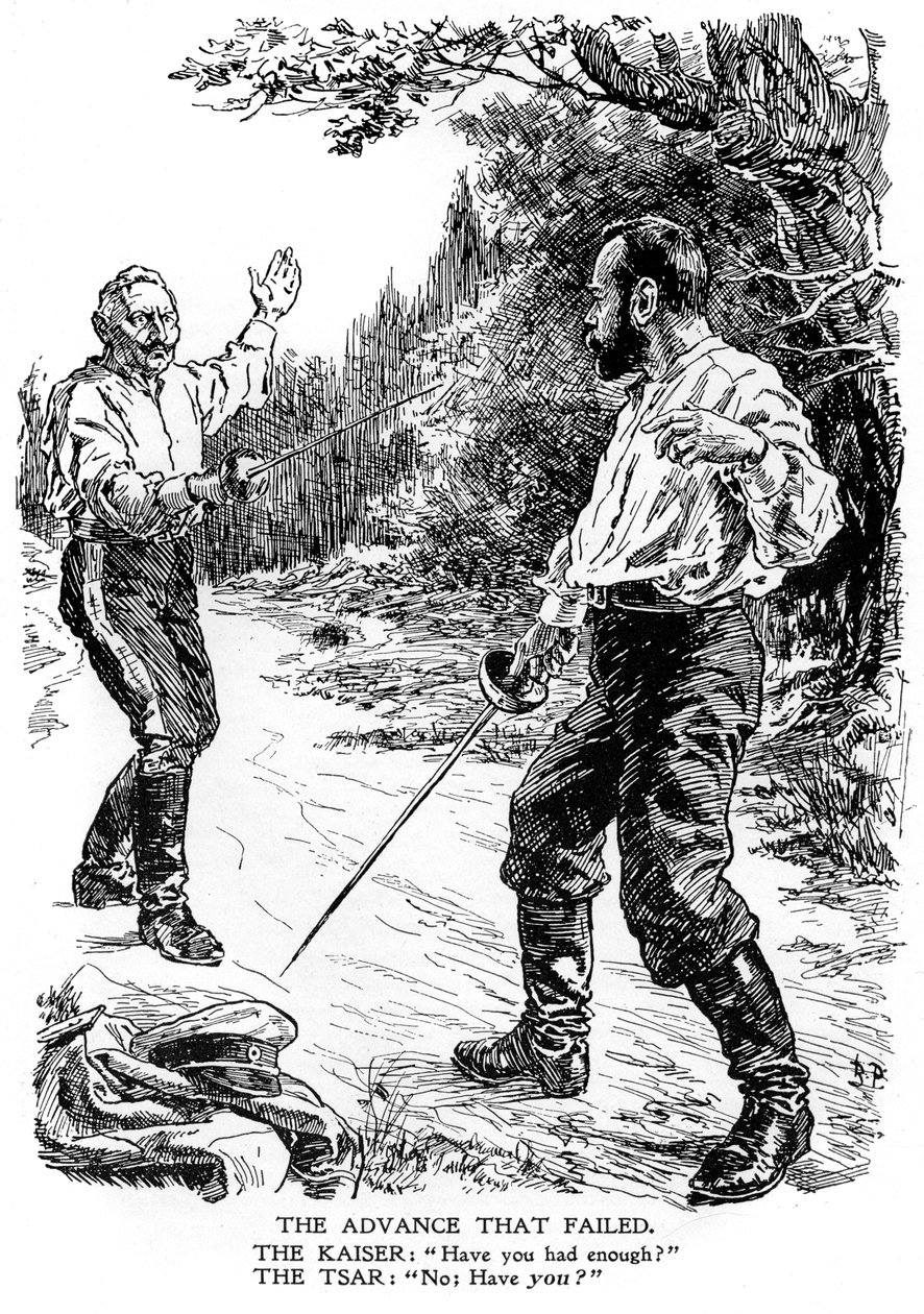 O avanço que falhou, Primeira Guerra Mundial, 1914-1915, 1920 de Bernard Partridge