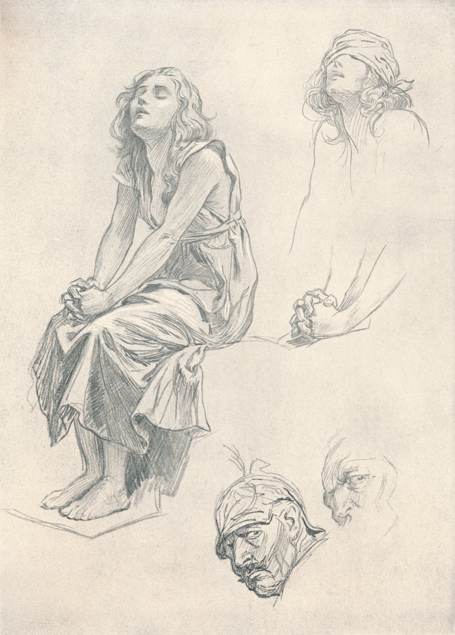O Caminho da Vitória - Estágio III, c1920. de Bernard Partridge