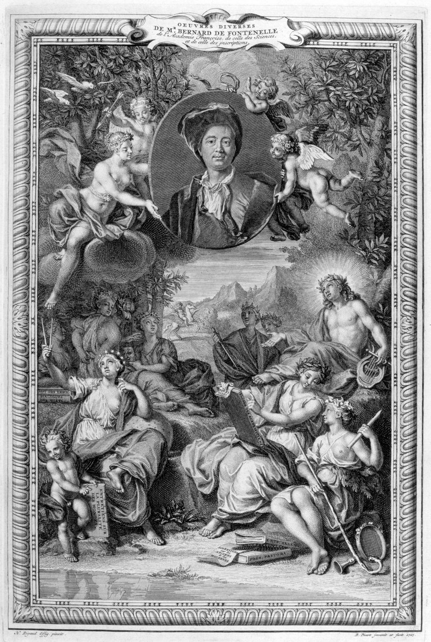 Bernard de Fontenelle, 1728-1729 de Bernard Picart