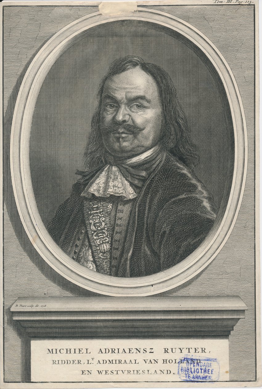 Michiel de Ruyter 1607-1676 Centro do Património Rozet 300 191 d 2 A-51 de Bernard Picart