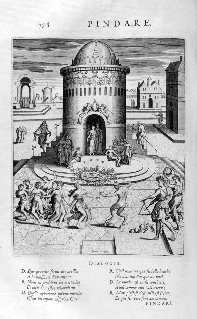 Pindare, 1615 de Bernard Picart