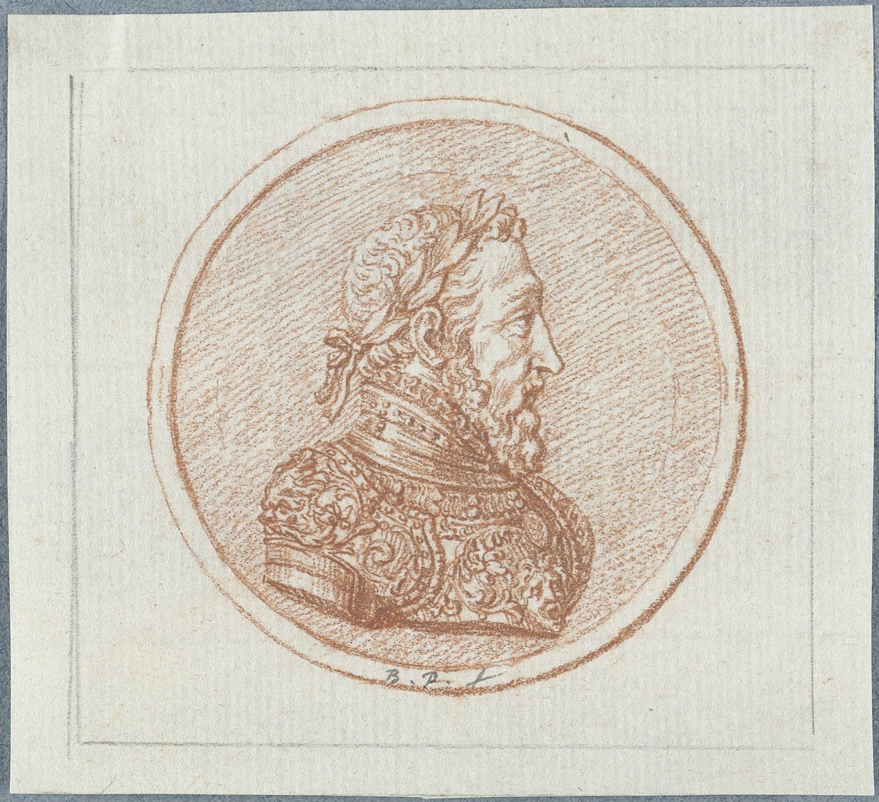 Retrato do rei Henrique II da França, segunda metade do século XVII. de Bernard Picart