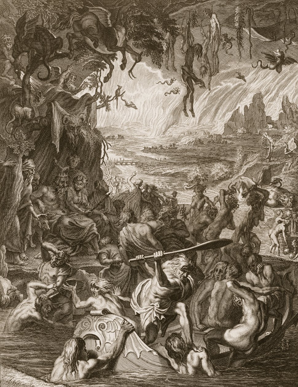 Cena do Inferno, 1731 de Bernard Picart