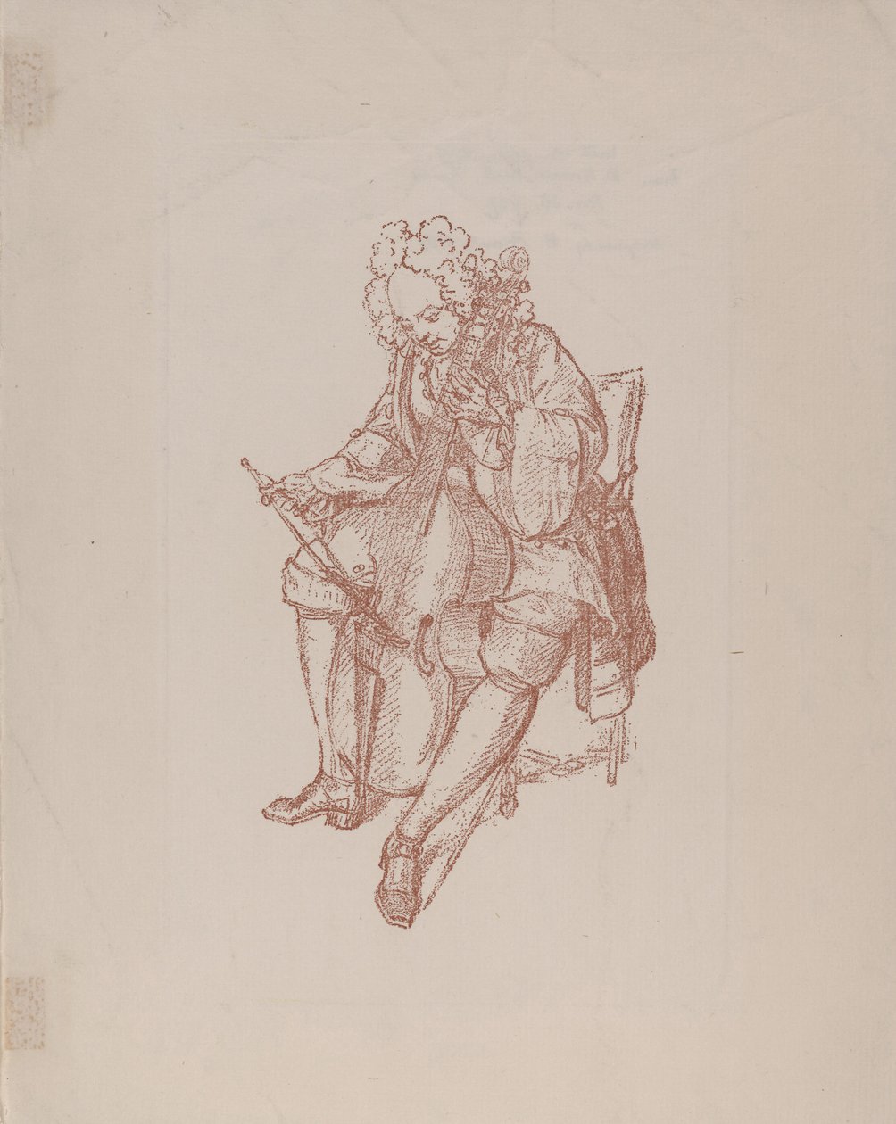 O baixista, 1707 de Bernard Picart