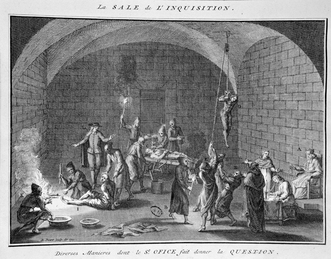 O questionamento, 1722 de Bernard Picart