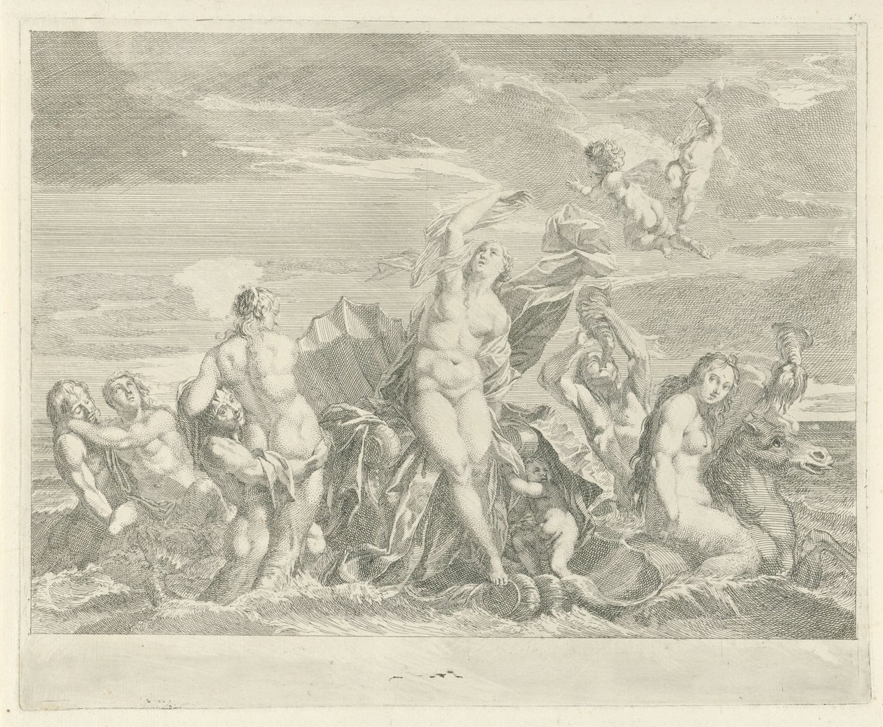 Triomf van Galatea de Bernard Picart