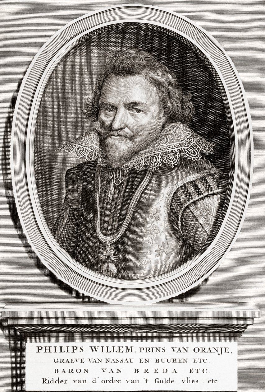 retrato de Philip William, Príncipe de Orange (1554-1618) de Bernard Picart