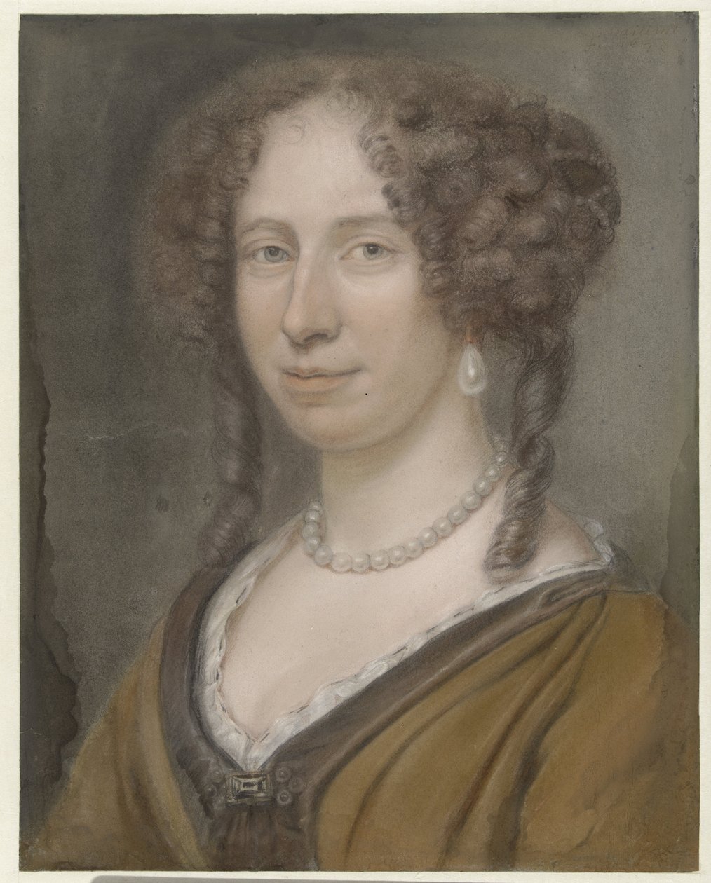 Retrato de senhora desconhecida de Bernard Vaillant
