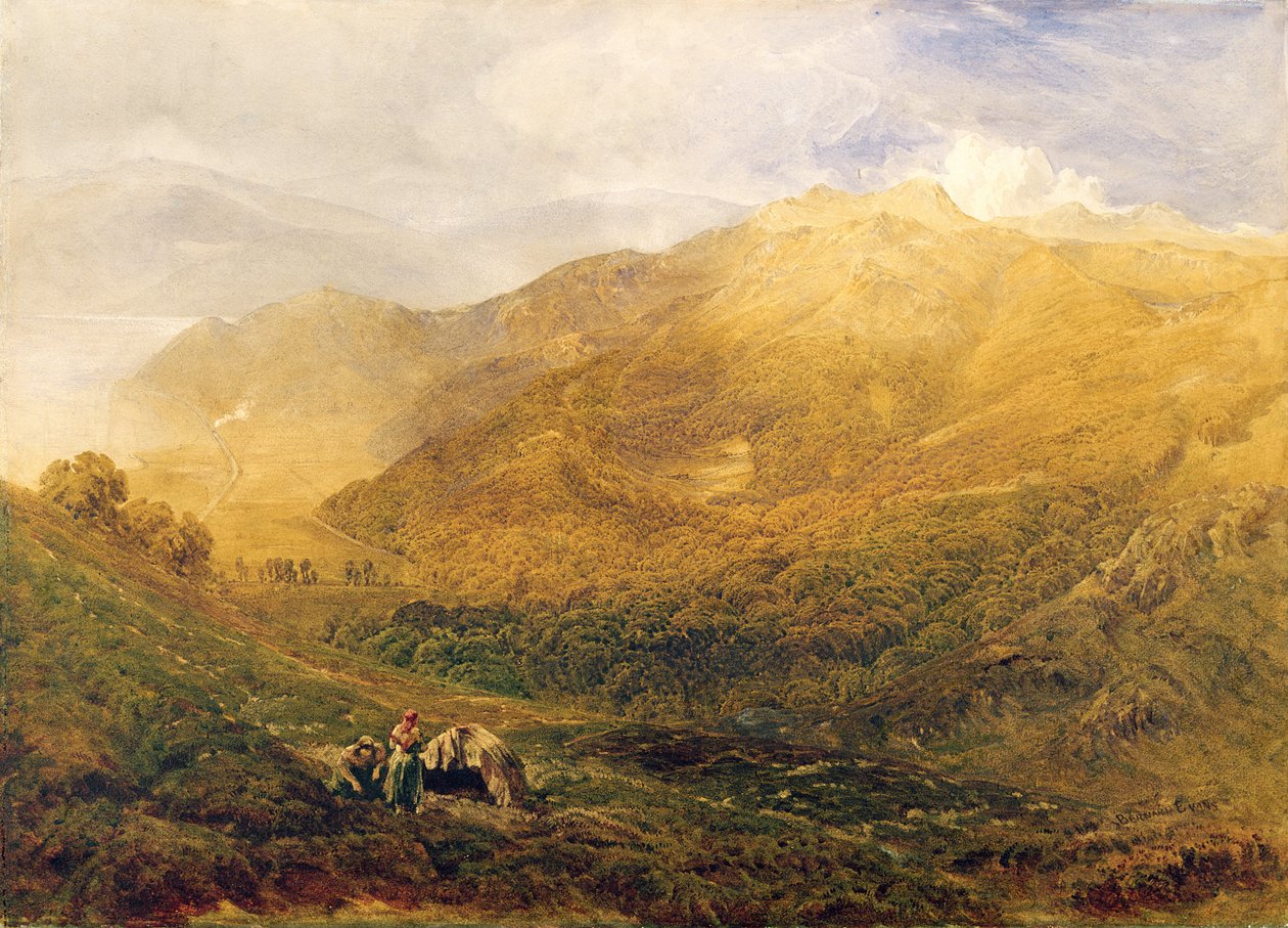 Arthog, perto de Barmouth (óleo sobre tela) de Bernard Walter Evans