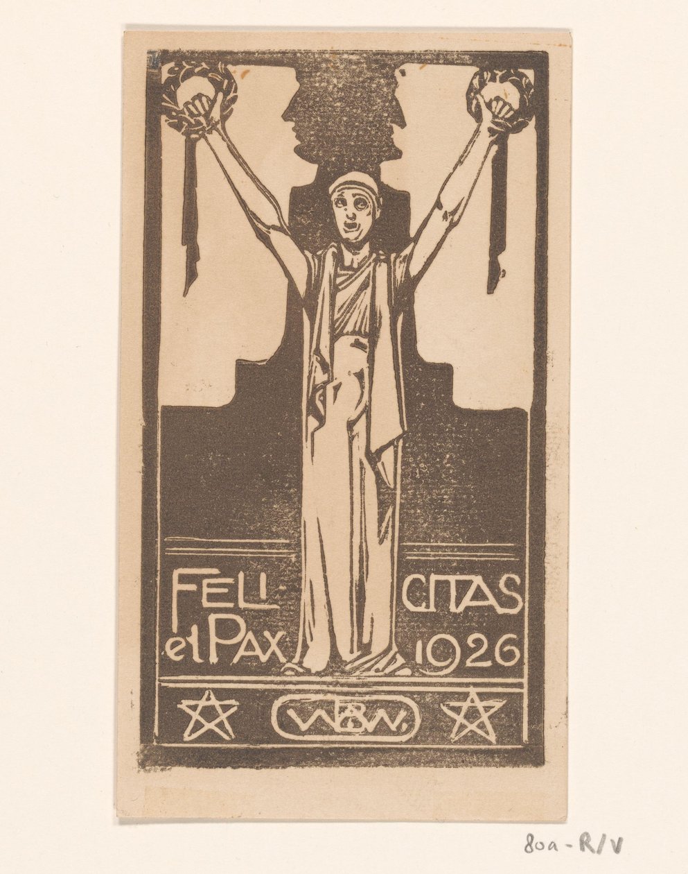 Felicidade e Paz 1926 (título original no objeto) de Bernard Willem Wierink