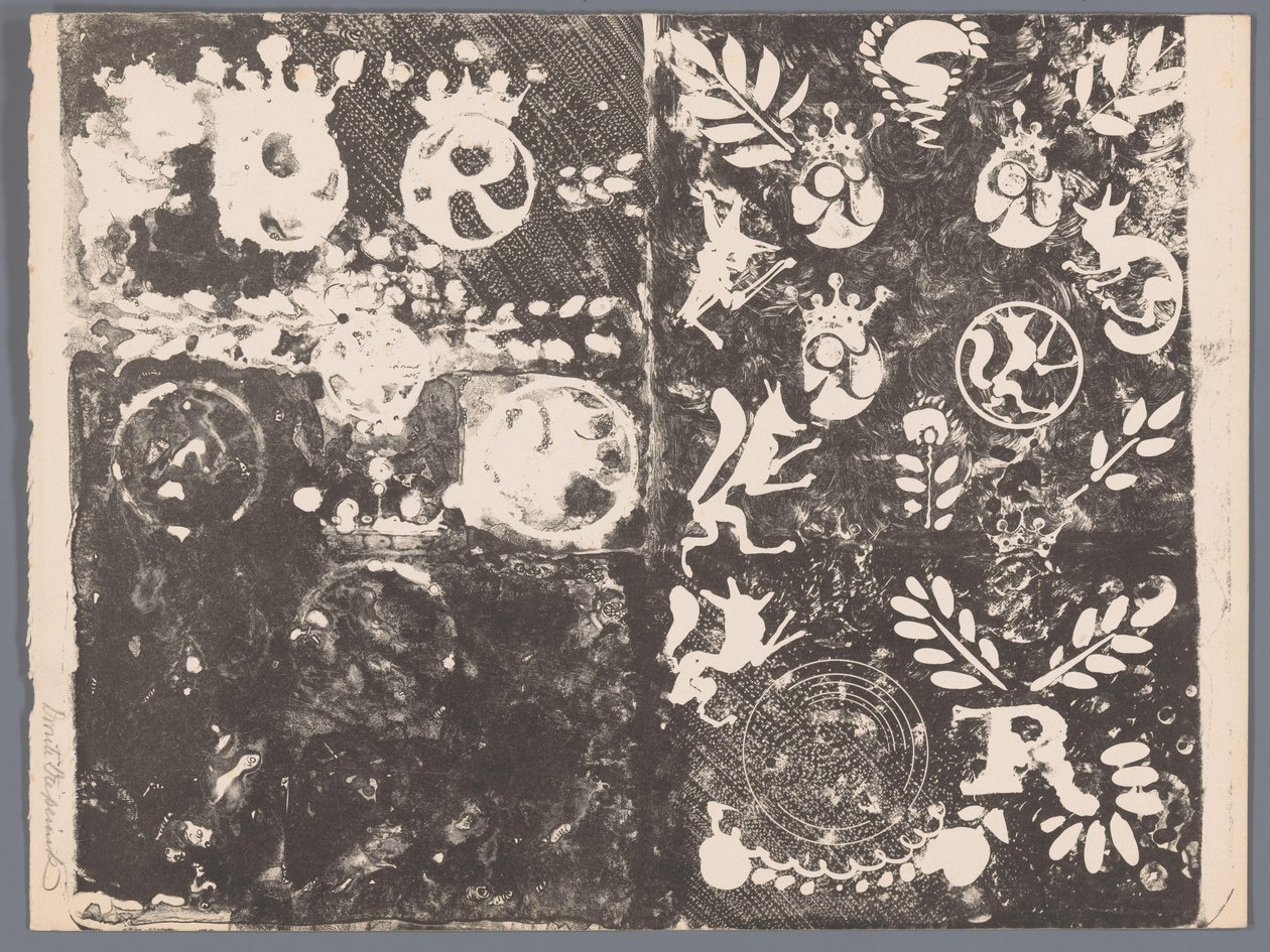 Várias decorações de Reinaert de Vos de Bernard Willem Wierink
