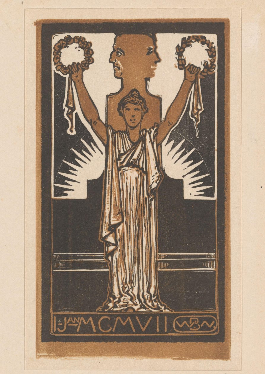 Mulher em vestes romanas de Bernard Willem Wierink