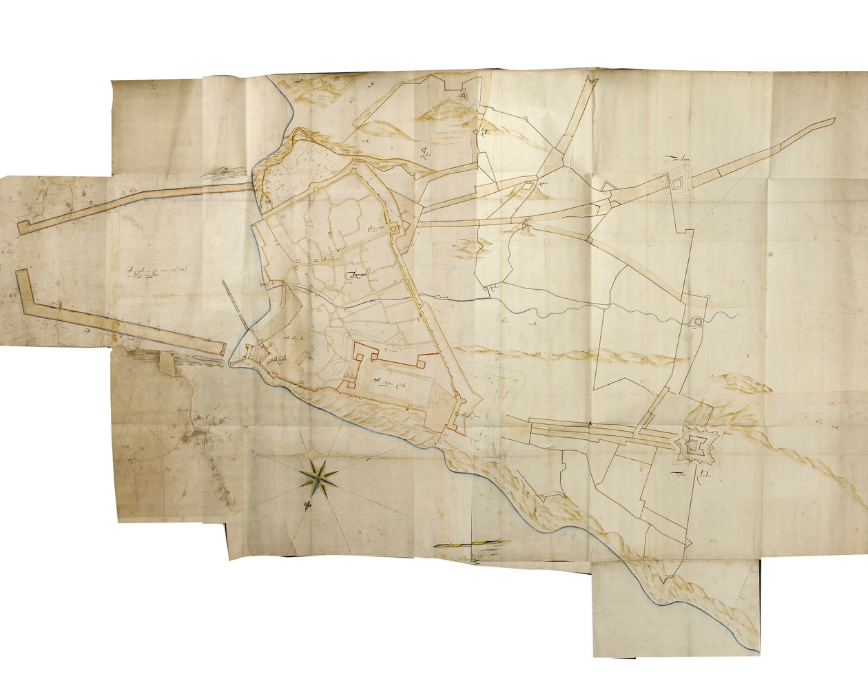 Mapa de Tânger [Tânger] de Bernard de Gomme