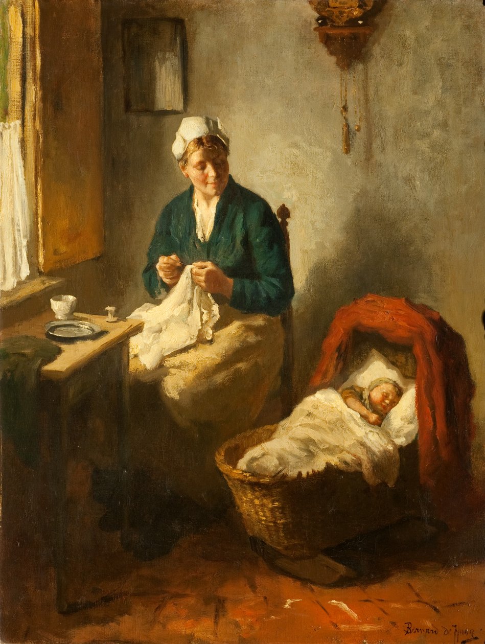 Um interior holandês de Bernard de Hoog