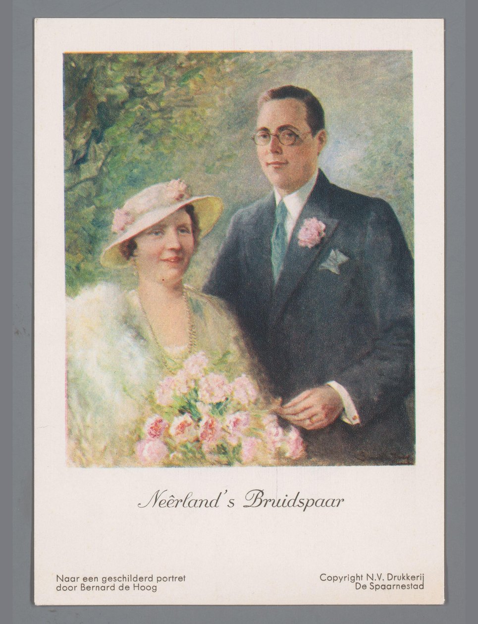 Casal de noivos holandeses de Bernard de Hoog
