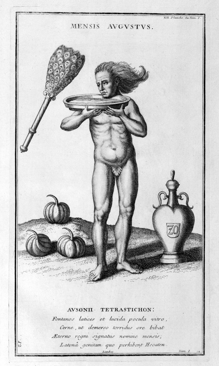 Uma representação de agosto de 1757 de Bernard de Montfaucon