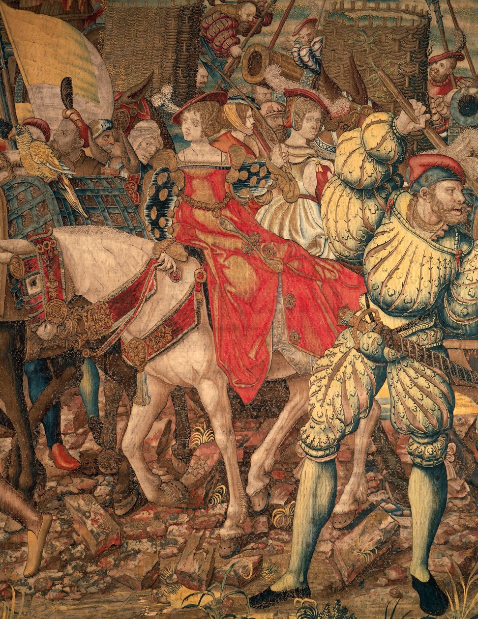 Batalha de Pavia de Bernard van (after) Orley