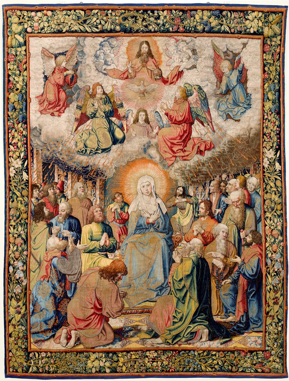 Tapeçaria flamenga. Paixão de Jesus (Paixão de Cristo ou Paixão do Senhor Pentecostes). Património Nacional inv 10005817. de Bernard van (after) Orley