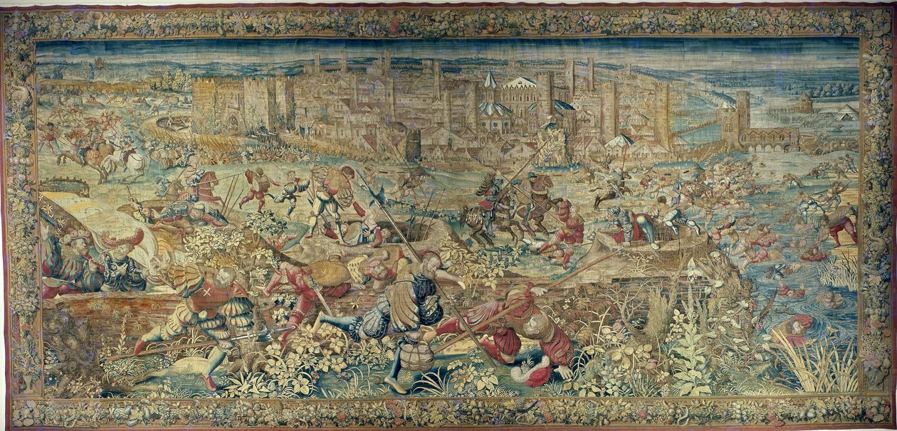 Episódio da Batalha de Pavia (1525) de Bernard van Orley