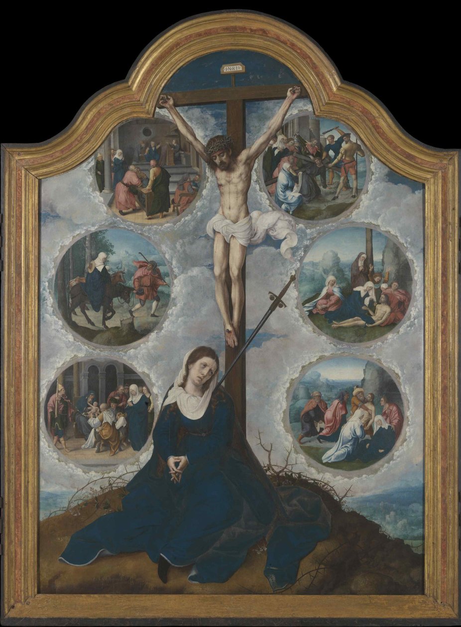 Nossa Senhora das Sete Dores, ca 1525-1528. de Bernard van Orley