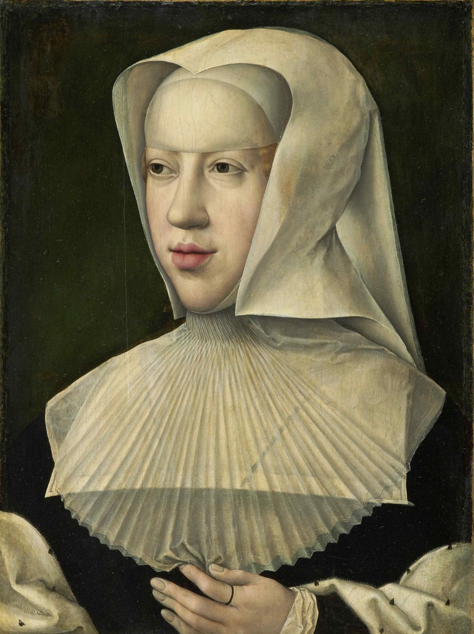 Retrato de Margaret da Áustria 1480-1530. de Bernard van Orley