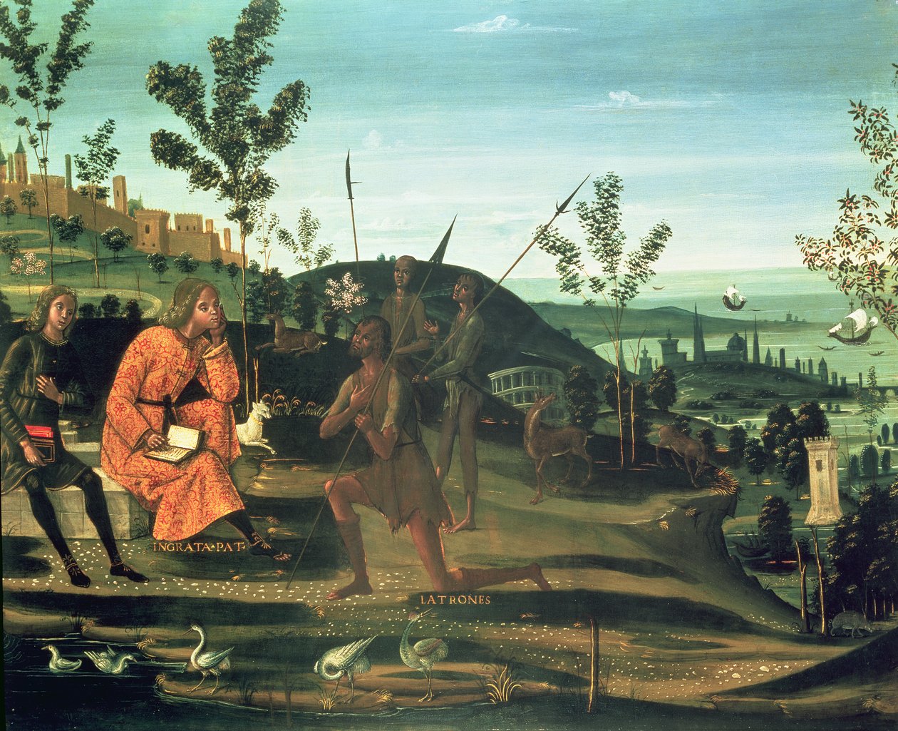 Cipião e seus acusadores de Bernardino Fungai