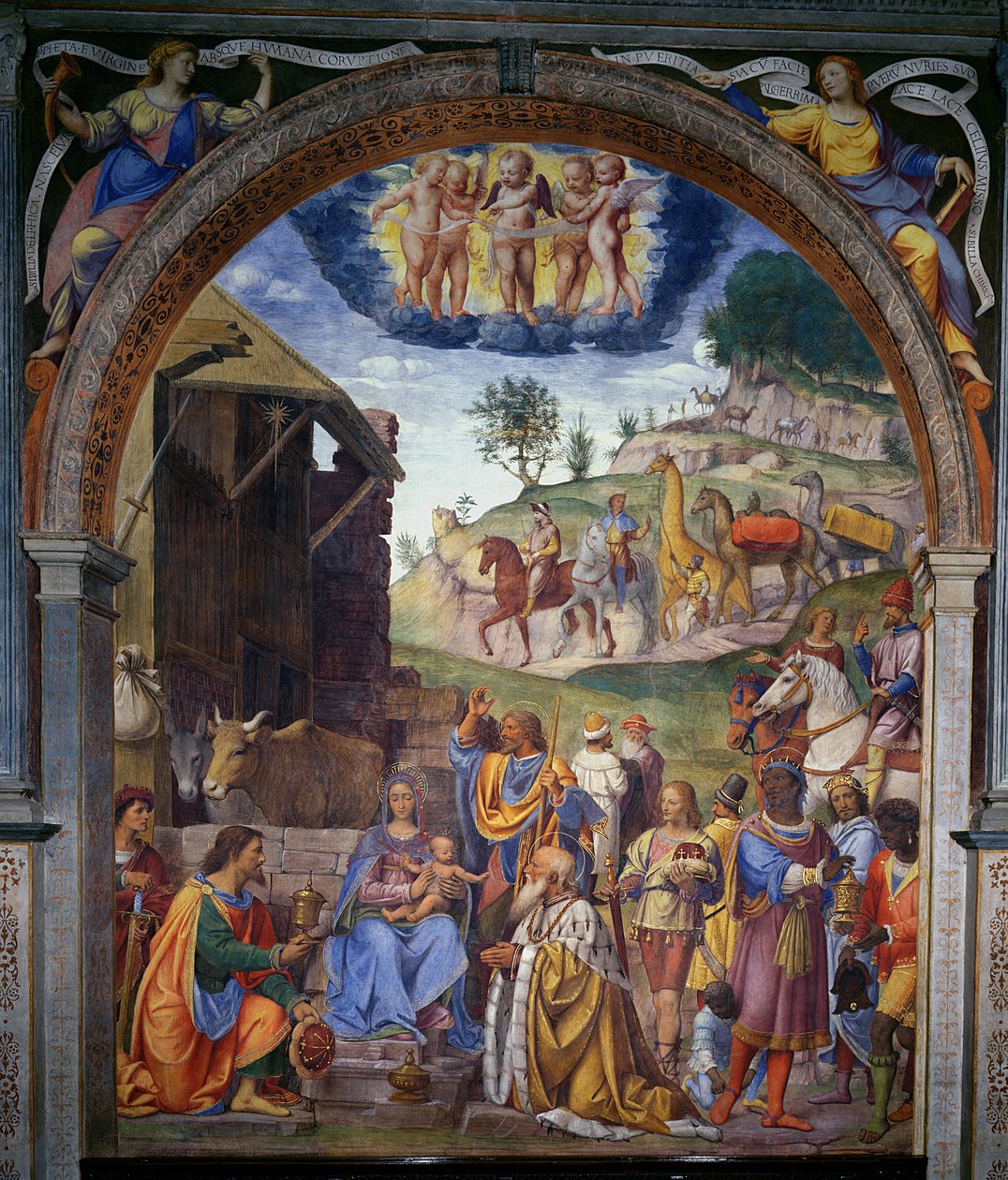 Adoração dos Magos, 1525 de Bernardino Luini