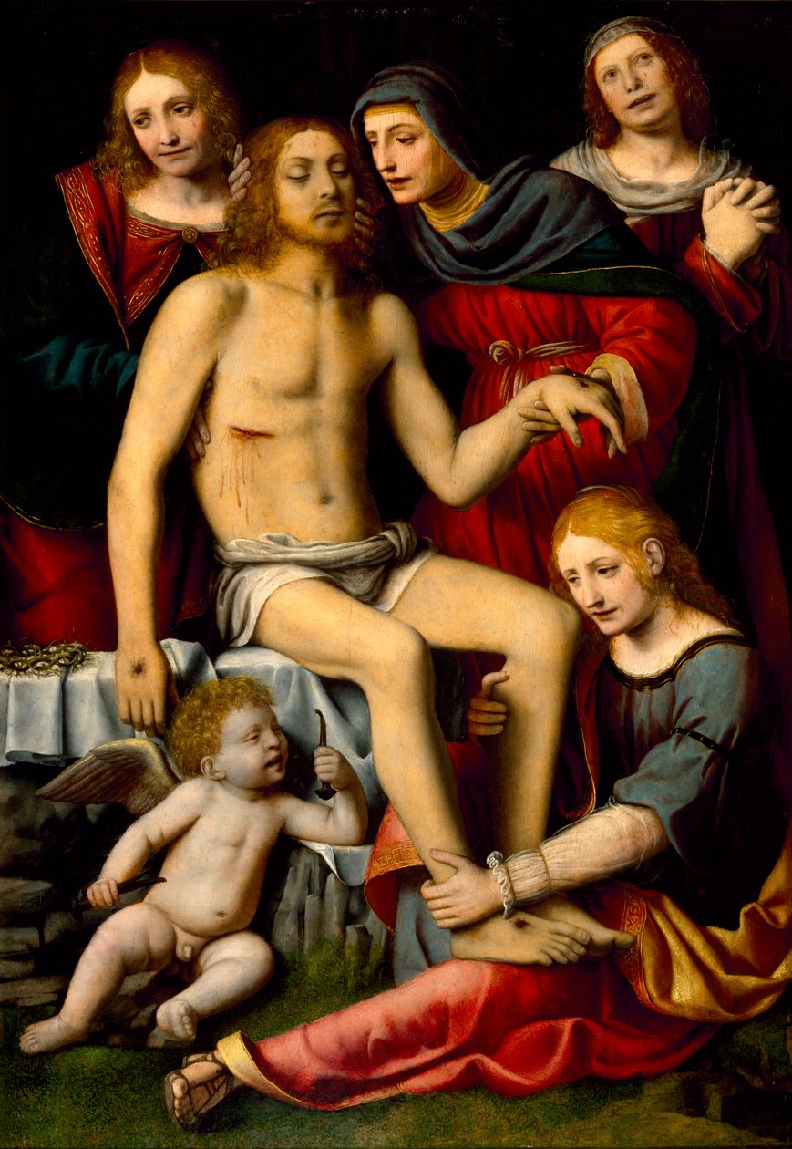 Lamentação sobre o Cristo Morto, c.1512-20 de Bernardino Luini