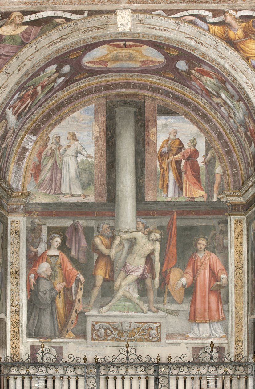 Santa Catarina e Jesus Cristo de Bernardino Luini