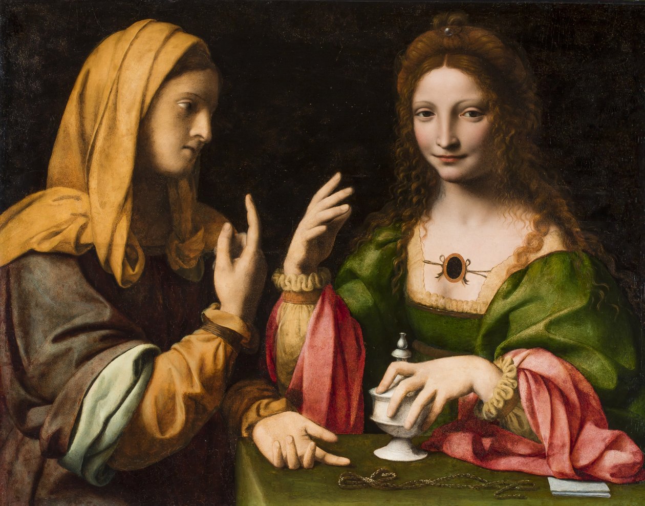 A conversão da Madalena, c.1520 de Bernardino Luini