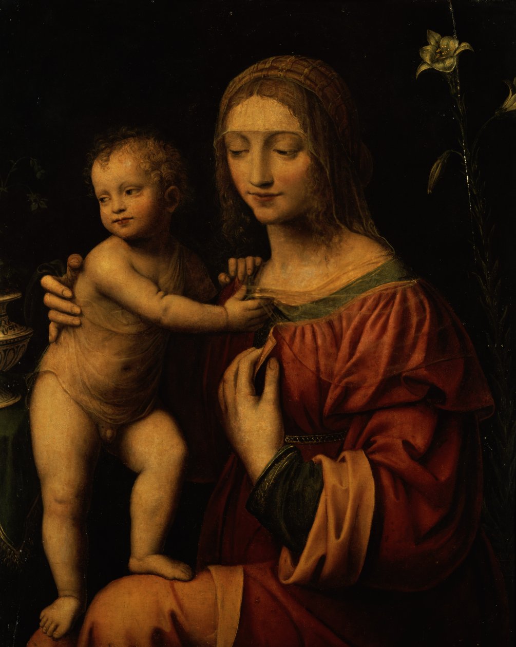 Virgem e o Menino de Bernardino Luini